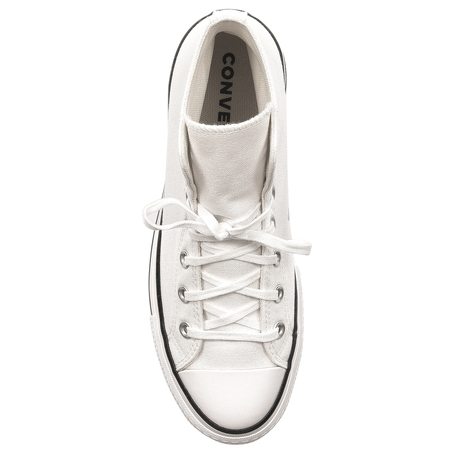Converse Women's White/Black/White Trainers