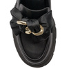 Women's leather shoes Artiker on the Black platform