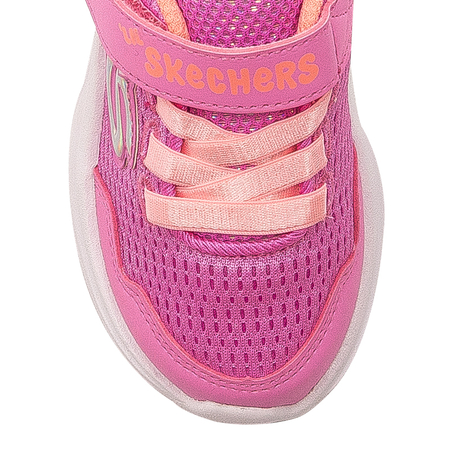 Skechers Sneakersy Dziewczęce Różowe Pomarańczowe