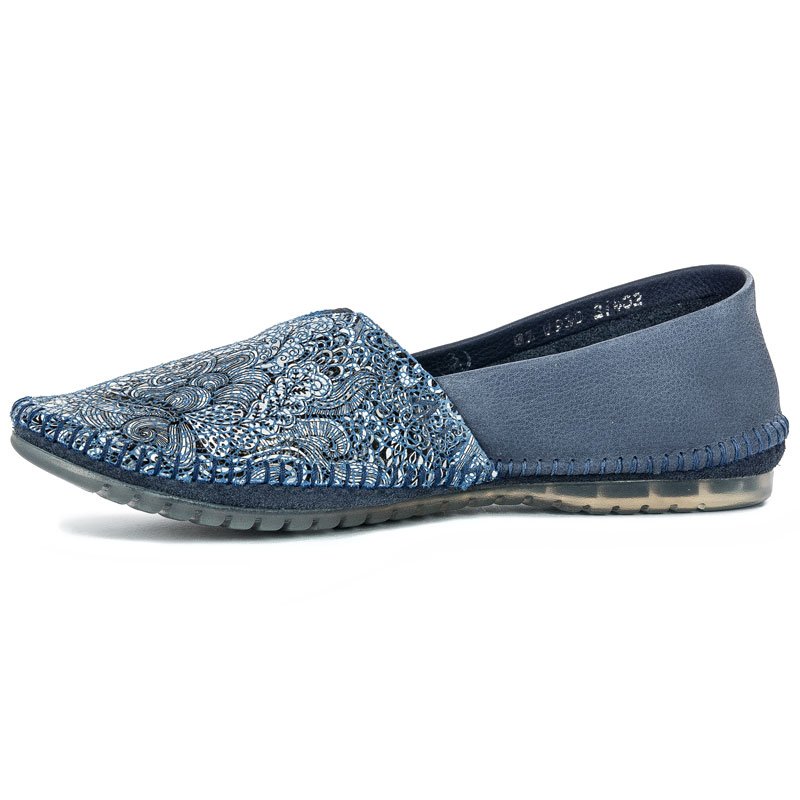 Maciejka 01930-68/00-0 Navy Flat Shoes
