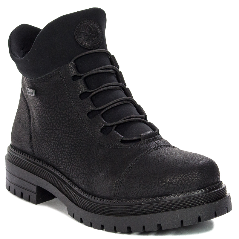 Rieker Y3163-00 Warned Black Boots