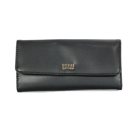 Guess Portfel damski Atene Slg duży Bla Black Czarny