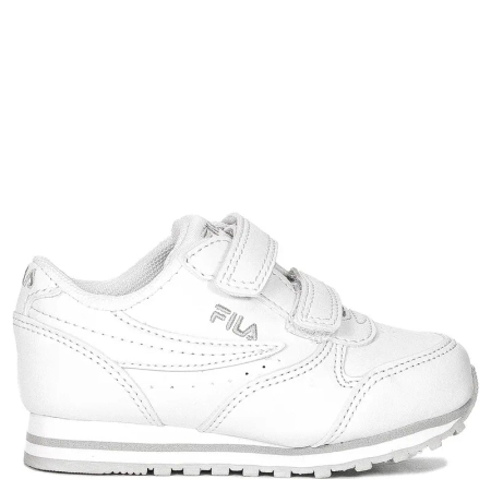 Fila buty dziecięce sneakersy Orbit Velcro Infants White Gray Violet