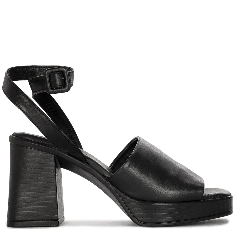 Venezia Women's Sandals On High Heel Black 