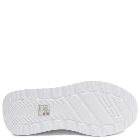 Sokolski Leather Platform Sneakers White TS-W26-241-WHT