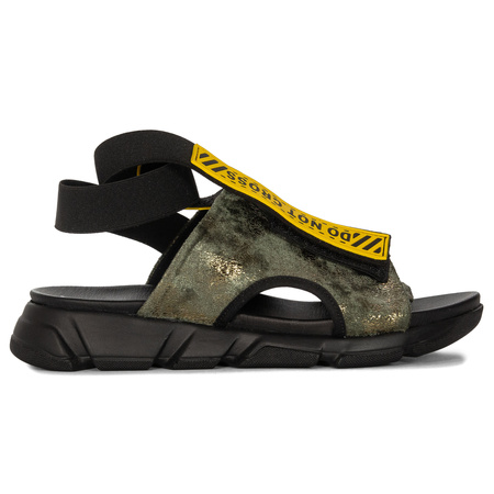 Maciejka Women's Leather Sandals Green