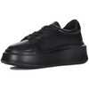 Filippo Black Leather Sneakers