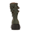 Maciejka Women's boots leather suede openwork green