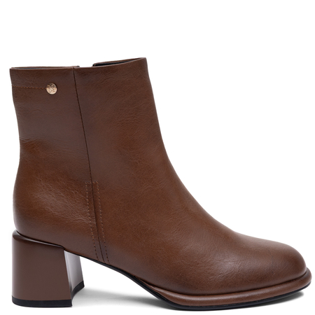 Maciejka Women's Leather Block Heel Ankle Boots Insulated Brown K7753-29/00-7