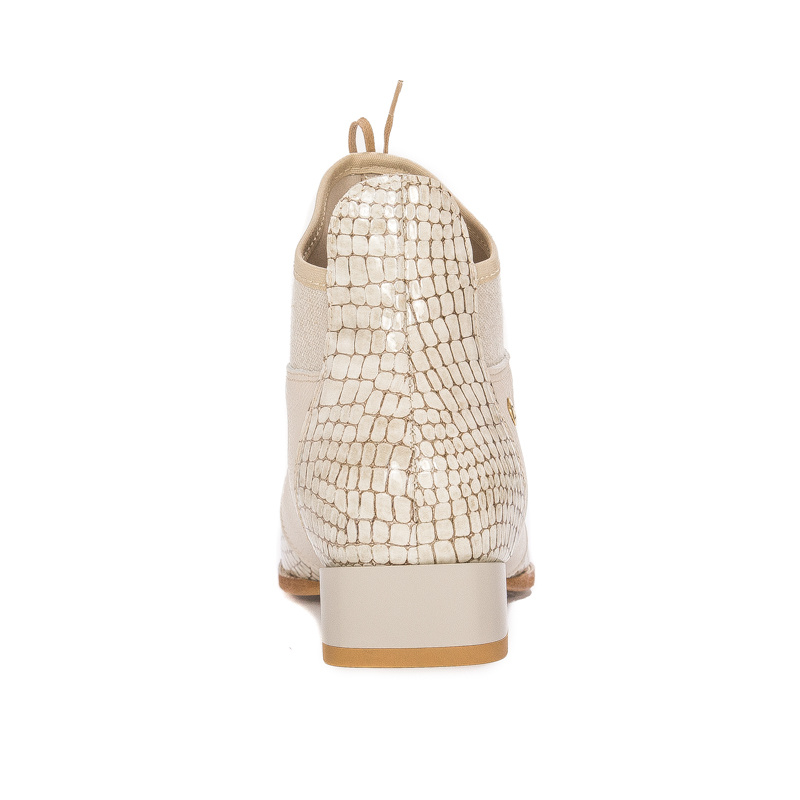 Maciejka 04744-04/00-5 Beige Lace-up Boots