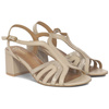  Maciejka Women's High Heel Sandals Leather Beige