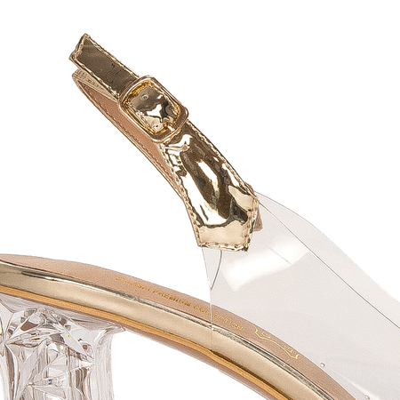 S.Barski Women's high-heeled sandals Gold