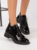 Venezia Women's Black patent leather boots