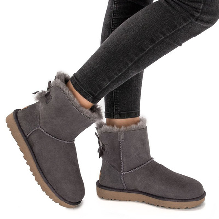 Botki UGG 1016501 MINI BAILEY BOW II NIGHTFALL