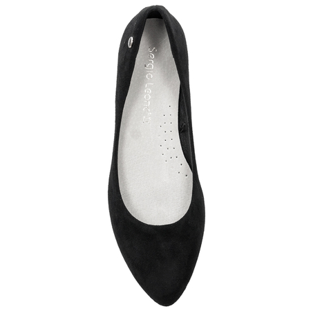 Sergio Leone BL622 Black MIC Ballerina shoes