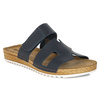 Inblu Women's Slides  Navy Blue
