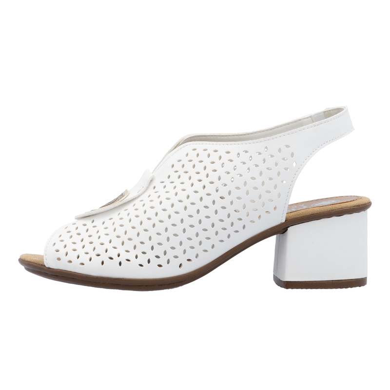 Rieker Women's White Sandals