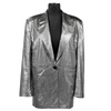 Opra Bahira Silver Oversize Blazer