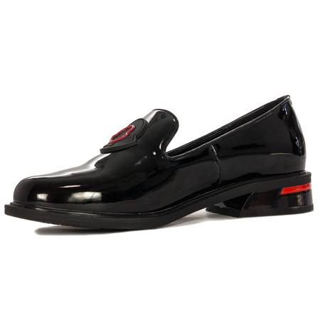 Filippo Black Flat Shoes DP3720/22 BK