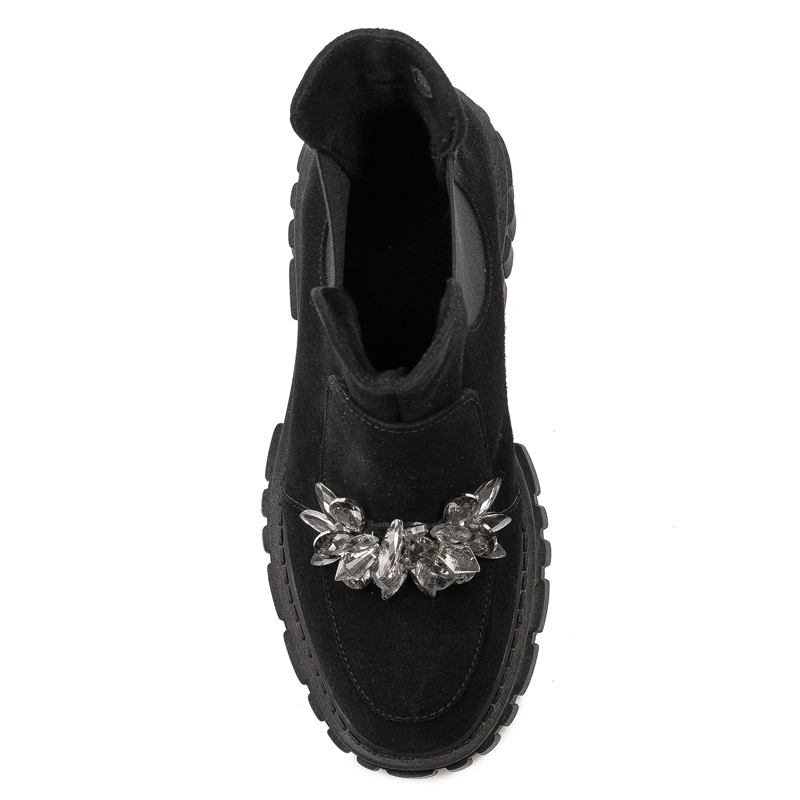 Maciejka Black Suede Women's Boots