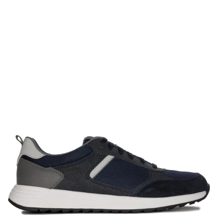 GEOX Men's U Molveno Navy/DK Grey navy blue sneakers