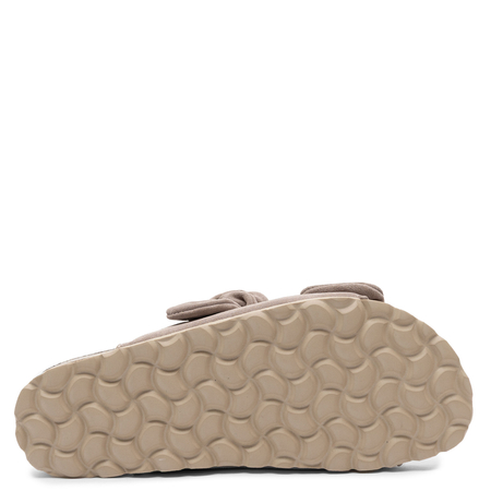 Verbenas Rain Natural Suede Knotted Slides Beige RAIN-VELOUR-PIE