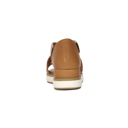 Inuovo Women's Leather Platform Sandals Brown