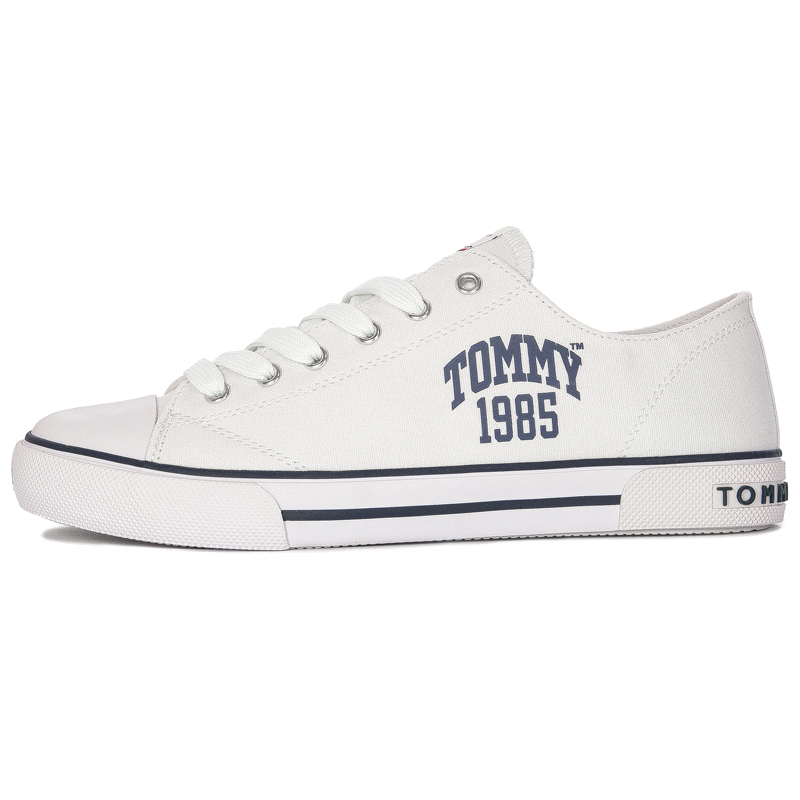 Tommy Hilfiger Damskie Trampki Niskie Białe 