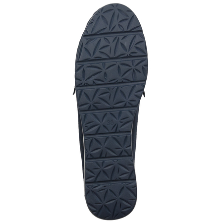 Marco Tozzi Women's leather moccasins Navy Nubuck