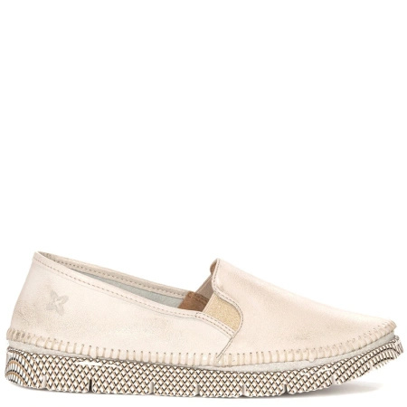 Maciejka 03512-25/00-0 Gold Flat Shoes