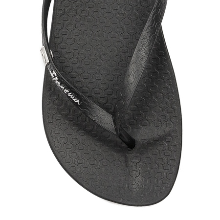 Ipanema Klapki japonki damskie Ant Brasilidade Fem Black/Black czarne