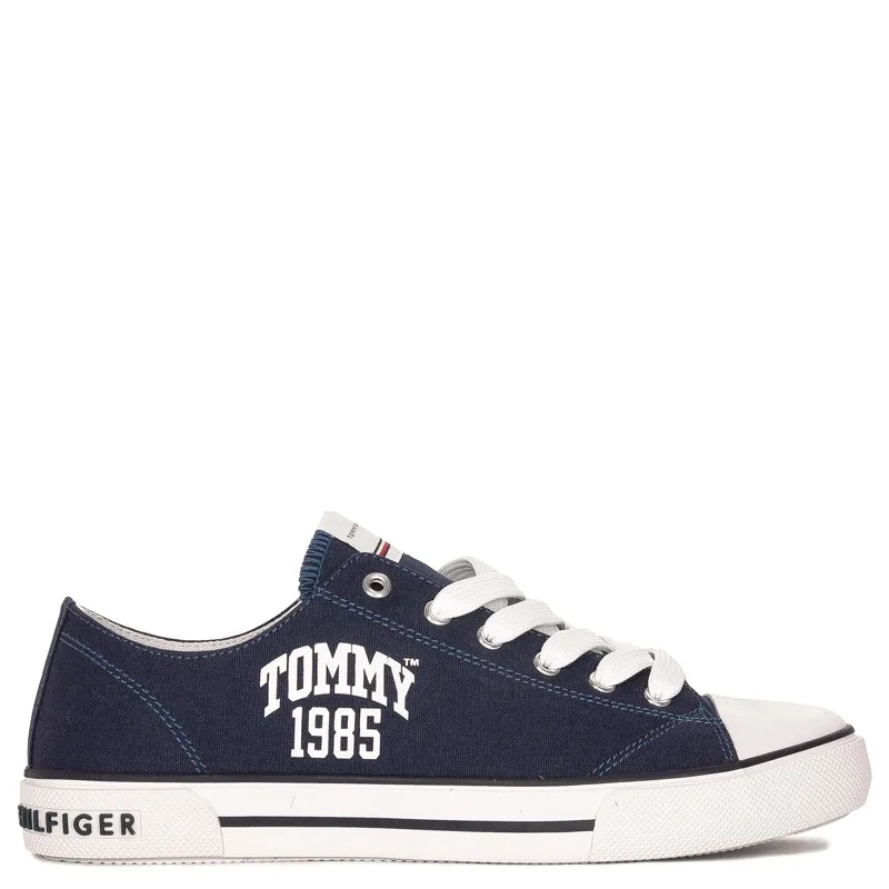 Tommy Hilfiger Damskie Trampki Niskie Niebieskie