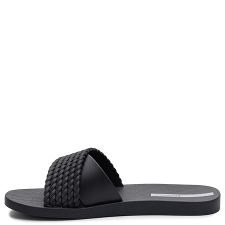 Ipanema Street Slides Braided Strap Black 83244-20766-BK