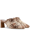 Hispanitas Woven Heeled Mules Floral Cutouts Brown HV264800-NATURALE