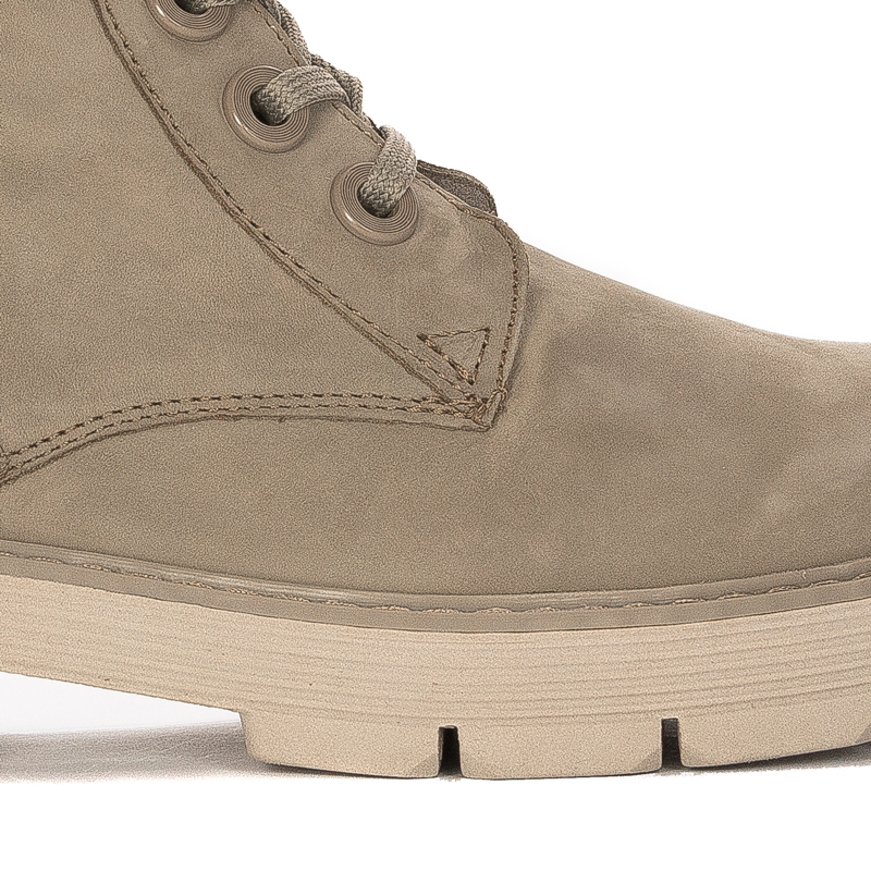 Marco Tozzi Taupe Nubuk Leather Boots