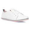 Filippo Leather White Low Shoes