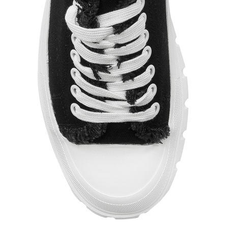 CAFENOIR Półbuty Damskie Sneakersy Nero