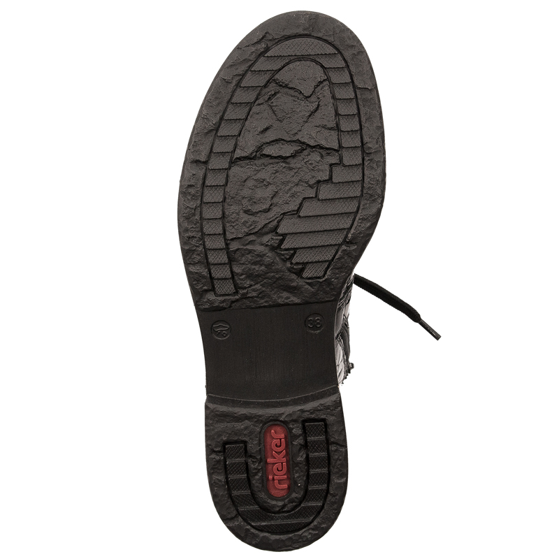 Rieker Black insulated Black leather boots