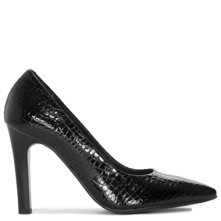 Bioeco by Arka Women's leather black pumps shoes