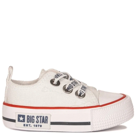 Big Star Trampki dziecięce niemowlęce White białe