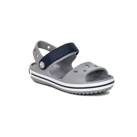 Crocs Sandały dziecięce Crocband Sandal Light Grey Navy