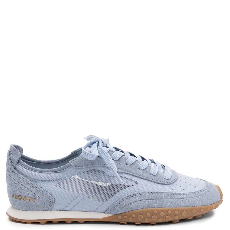 Hoff Skórzane Sneakersy Damskie Zamszowe Niebieskie 12661005