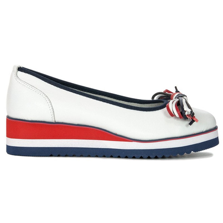 Baleriny damskie Filippo White Białe