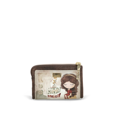 Anekke Artistic Compact Wallet Multi-Compartment Multicolor 42709-912