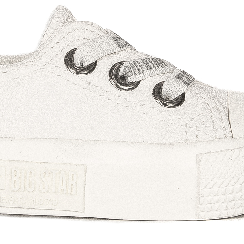 Big Star Trampki dziecięce niemowlęce White białe