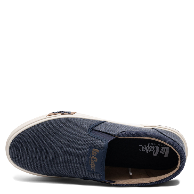 Lee Cooper Półbuty Męskie Granatowe na Gumowej Podeszwie LCW-26-02-4088MC