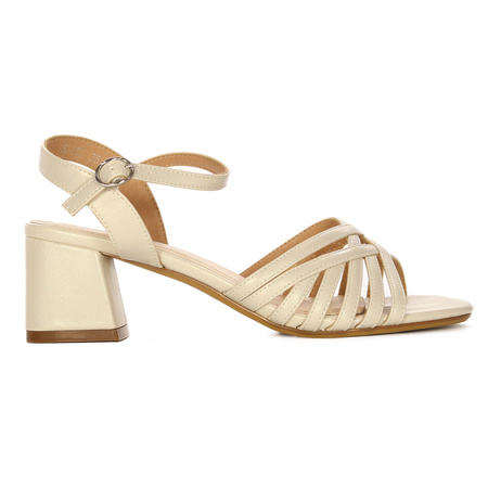 Sergio Leone Women's Sandals Pearl