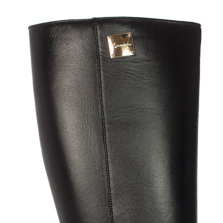 Maciejka Black Knee-High Boots