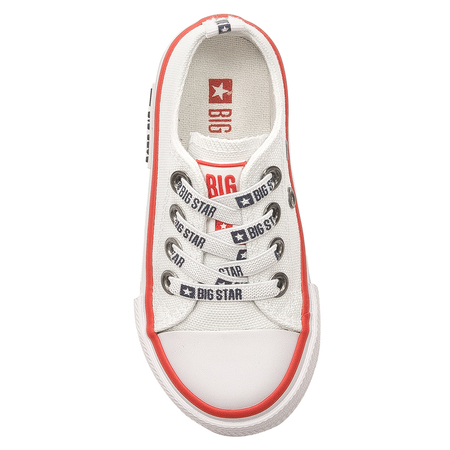 Big Star Trampki dziecięce wsuwane White białe
