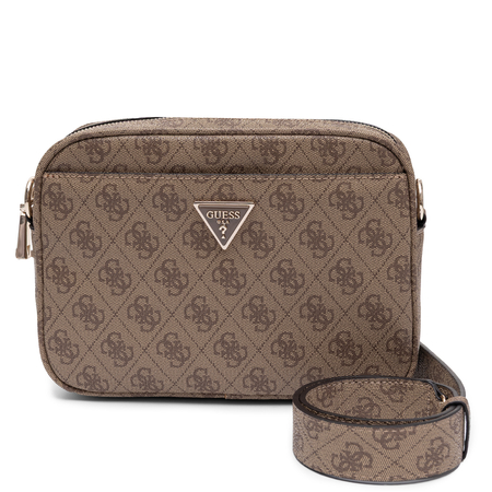 Guess Meridian Torebka Listonoszka Monogram Beżowa HWSG6974140-BEIGE